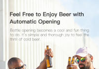 Abrepuertas De Cerveza Limikt Tipo Presión Portátil Y Fácil De Usar Hecho De Acero Inoxidable Resistente Al Desgaste Y Al Aire Humido - details 2