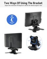 Monitor De Coche MJDOUD De 7 Pulgadas Con Cámara Trasera Para Camión Autobús Parkin 9-36V Pantalla De Seguridad Universal 1024*600 Pantalla LCD HD - details 9