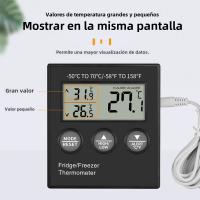 Termómetro Digital Para Nevera Y Congelador Con Sensor Externo Alarma De Temperatura Alta Y Baja Para Acuario Y Tanque De Agua - details 6