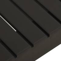 vidaXL Mesita de jardín de plástico gris - details 3