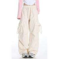 Pantalones Cargo Americanos Para Mujer Estilo Harajuku Y2K High Street Con Grandes Bolsillos Pantalones Anchos De Otoño Para Baile De Jazz Hip-Hop - details 9