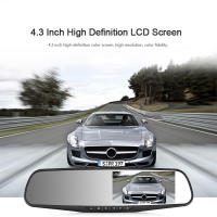 Cámara De Coche HD 1080P Doble Lente Espejo DVR Con Visión Nocturna Ángulo De 170 Grados Cámara Reversa Grabadora Digital - details 11