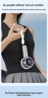 Ventilador de Ma 2025 - Mini Ventilador Portátil with Pantalla Digital, Adjustables y Type-C, Enfriamiento rápido para Estudiantes/Oficina, Diseño Ultra Silencioso y Seguro - details 10
