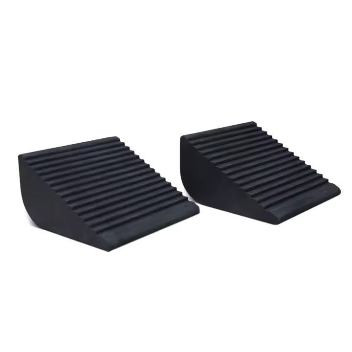 Bloque De Squat Wedge Para Entrenamiento De Fuerza Y Equilibrio En Yoga Y Levantamiento De Peso Estirador De Calfe Doble Cara De Madera Resistente Para Ejercicio De Piernas - 1