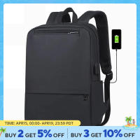Mochila clásica de nailon para hombre, morral resistente al agua de negocios, de calidad, con carga USB, para ordenador portátil - details 25