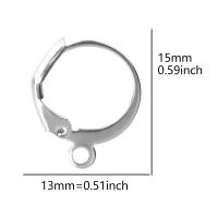 50/100PCS Tenedores De Aretes De Acero Inoxidable Color Plata Para Fabricación De Joyas DIY Gancho De Hierro Para Aretes Suministros De Enlaces - details 17