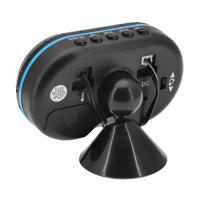 Reloj Electrónico Digital 4 En 1 Voltímetro Termómetro De Agua Y Luz Noturna Para Coche En Rojo Azul Verde Con Medidor De Temperatura Y Horloge - details 5