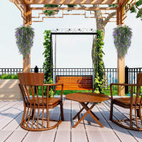 Vine Artificial Colgante En Maceta Decorativa De Flores Falsas De Lavanda Para Decoración De Casas Y Eventos Como Bodas - details 9