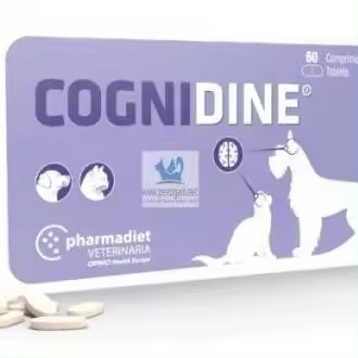 Cognidine Farmadiet 60 Comprimidos | Suplemento para la Salud Cognitiva de Perros y Gatos - 1