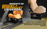 MODAUTO Soporte Lateral para Asiento del Coche, Soporte para Semibaquet, Longitud 450mm/360MM, 6 Piezas Incluidos, Universal (G460B-450mm) (G460-360MM) - details 1