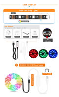 Tira De LED RGB Inteligente WiFi USB RF/Tuya Zigbee Para TV Compatible Con Alexa Y Google Iluminación Smart Home Para Sala De Estar - details 5
