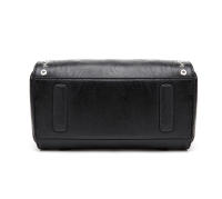Mochila De Cuero Genuino Para Mujer Lujo Con Hebilla Multifuncional Bolso De Hombro Retro Para Viaje Y Escuela Moda Para Niña Adolescente Negro - details 11