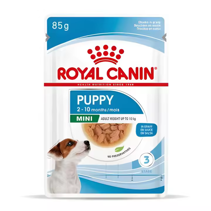 Royal Canin Mini Puppy Pack 12 X 85gr - Comida Húmeda para Cachorros de Razas Pequeñas - 1