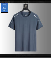 Camiseta De Correr Reflectante Manga Corta Seda De Hielo Secado Rápido Verano Delgada Transpirable Para Hombres Deporte Fitness Ropa Deportiva - details 12