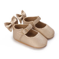 Zapatos De Princesa Para Bebé Niña En Lace Blanca Mocasines Con Lazo Y Borde Antideslizante De Goma Primera Calzado Para Caminar - details 107