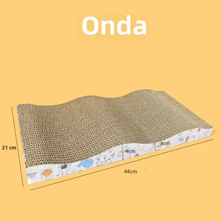 Tablero De Rasguñado Para Gatos Duradero De Alta Densidad Papel Ondulado Muebles Para Mascotas Accesorios Para Gatos - 1