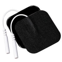 100Pcs Autocolantes De Electrodo Adhesivos 5x5cm Para Masajeador EMS TENS Estimulador Muscular Y Nervoso Terapia Física Corporal - details 2