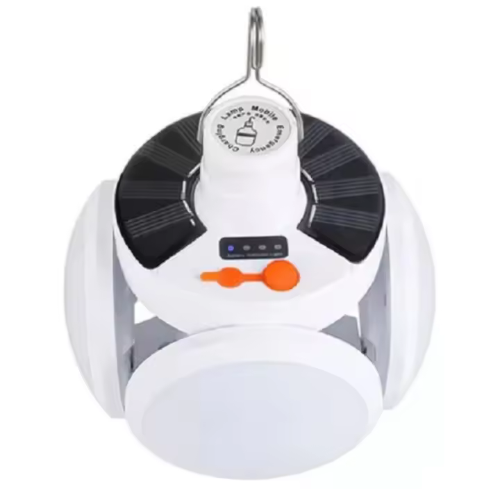 Luz LED Plegable para Exteriores – Recargable por USB y Solar | 5 Modos de Iluminación - 1
