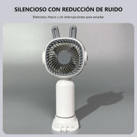 Pequeño Ventilador Mano con Orejas de Conejo Cute - Portátil y Cute / Aplicable a Múltiples Escenarios - details 1