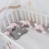 Parachoques trenzado con nudo, Protector de cuna infantil, almohada de felpa, cojín anticolisión, decoración de habitación de bebé, 1M/2M/3M/4M - details 9