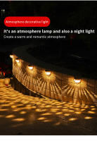1-20PCs Luz De Pared Solar Con 6 LED Para Exterior Impermeable Luces De Energía Para Decoración Del Jardín Y Escalera Moderno ABS Fuente De Alimentación Solar - details 7