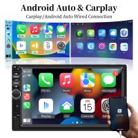 Reproductor Multimedia Para Coche Hippcron 7” 1 Din Con Pantalla Táctil HD Y Soporte Para Carplay Y Android Auto - details 0