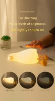 Lámpara De Noche Recargable LED En Forma De Pato Con Silicona Luz De Iluminación Infantil Para Decoración De Habitaciones Regalo De Cumpleaños - details 4
