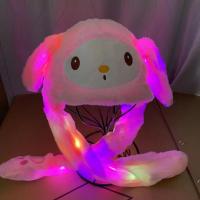 Gorro De Saltar Con Orejas De Sanrio Kuromi Y Hello Kitty LED Plush Divertido Para Adultos Y Niños Regalo De Fiesta De Navidad Decoración - details 9