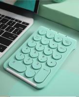 Teclado Numérico Inalámbrico BOW De 22 Teclas Recargable Con Capas Redondas Para Laptop iPad Estilo Mini Bluetooth Capacitivo - details 2