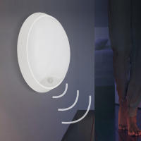 Lámpara De Pared Moderna Con Sensor De Movimiento Humano IP65 Impermeable LED Para Exterior Balcón Escaleras Courtyard - details 0