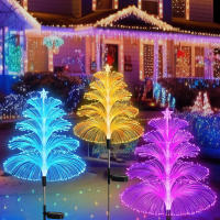 Lámparas De Jardín Solares LED De Medusa Cambio De Color En 7 Colores Impermeables Para Decoración De Patio Camino Jardín - details 4