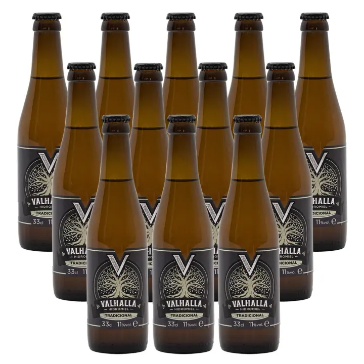 Valhalla Hidromiel - Tradicional - Caja de 12 Botellines de 33cl - 1