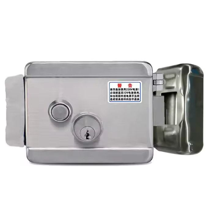 Cerradura Eléctrica De Puerta De Valla AnjielaSmart Control Electrónico De Acero Inoxidable Con Sistema De Intercomunicador Vidrio Puerta Video - 1