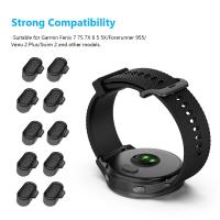 10pcs Tapa De Protección Para Puerto De Carga Para Relojes Garmin Fenix 7 7S 7X 5 5X 6 6S 6X Venu 2 Vivoactive4 3 Vivomove3 Material De Silicona - details 1
