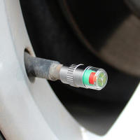 Monitor De Presión De Neumáticos Para Coche 4 Piezas Indicador De Presión De Neumáticos Valvula De Capa Accesorios De Coche Medidor De Presión De Neumáticos - details 1