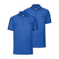 FRUIT OF THE LOOM Pack de 2 polos básicos de hombre, moda hombre, polos técnicos en varios colores. - details 3
