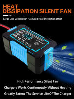 Cargador De Batería De Coche Inteligente EAFC 12V 6A Con Pantalla LCD Reparación De Pulso Automático Mantenimiento Para Baterías De Agua Y Ácido Lead-Acid - details 13