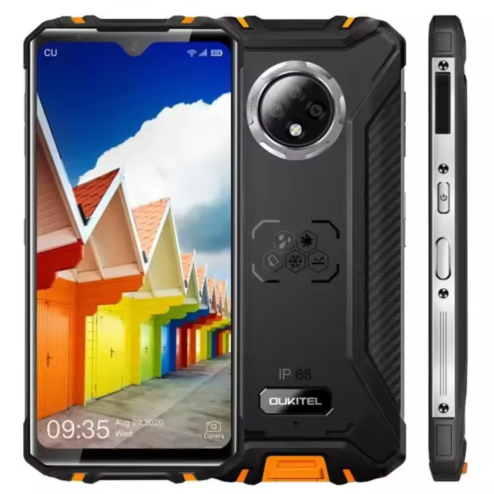 OUKITEL WP8 Pro Smartphone Robusto, Pantalla Inmensa 6.49'' Android Teléfono Móvil Octa-Core 4GB+64GB,5000mAh, NFC GPS IP68 - 1