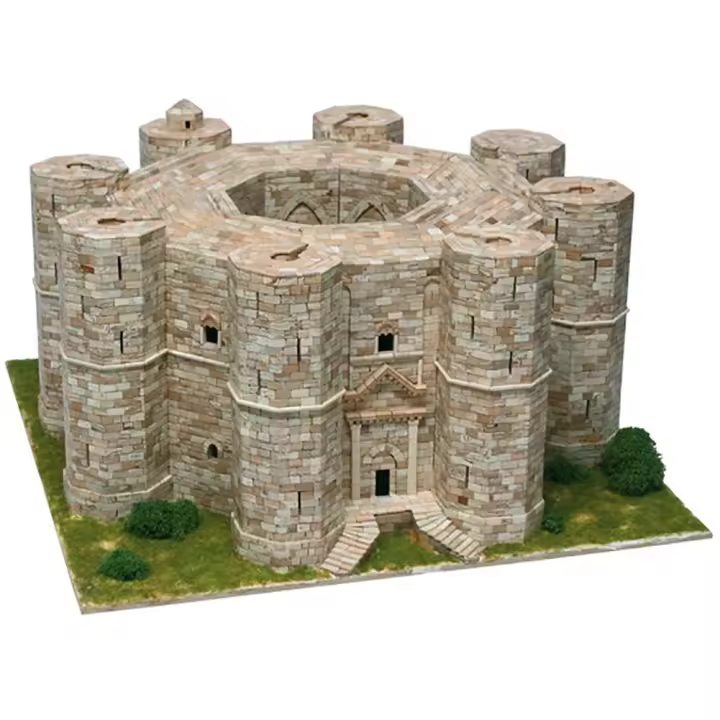 AEDES - CASTEL DEL MONTE (400 x 400 x 210 mm) ESCALA 1/150 - CONJUNTO DE CONSTRUCCION A BASE DE PIEZAS DE CERAMICA - 1