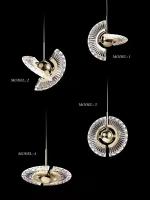 Lámpara Colgante Nórdica Para Techo Con Luz LED Rotativa Multi-Estilo Iluminación Interior Decorativa Para Dormitorio Y Sala - details 10
