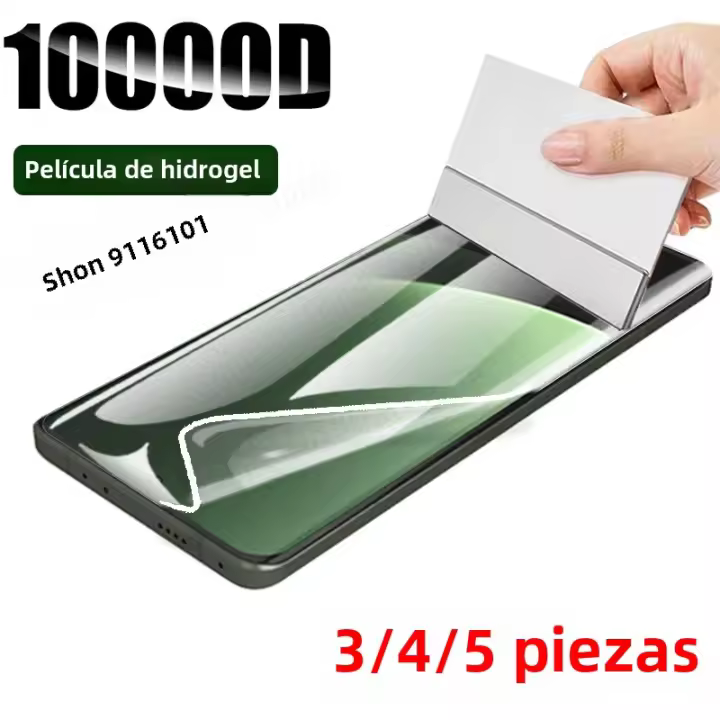Protector De Pantalla Hidrogel Para Xiaomi Mi 13 12 12T 11T 11 pro Lite Poco X5 X4 X3 M4 M3 pro 5G F4 GT No Es Vidrio Pack De 3/4/5PCS - 1