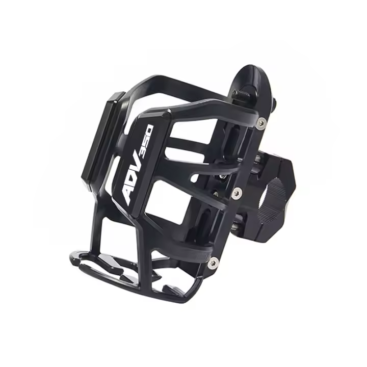 Soporte De Bote De Agua Para Motocicleta HONDA ADV 350 ADV350 2022 2023 Accesorios De Montaje De Taza De Bebida Material De Aluminio CNC + Goma - 1