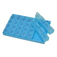 Pastillero Semanal Organizador Viaje 28 Compartimentos - Seguro para Uso Diario - details 0
