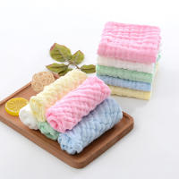 Toallas De Bebé Muselina De 6 Capas Suaves Algodón Paño De Rostro Para Baño Y Lactancia Toallas De Mano Y Burp Paquete De 5 - details 3