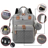 Mochila de maternidad, Mochilas Pañaleras con Ganchos para Carro, Bolsa Pañales Maternidad para Mama - details 1