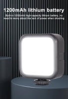 Luz De Video LED Portátil Recargable Para Fotografía DSLR Camcorder Gopro Vlog 3 Colores 3000K-7000K Mini Luz De Ambiente Para Cámara - details 2