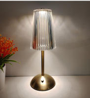 Lámpara De Mesa LED Cristal Dimmer Recargable Luz Nocturna Para Lectura Cama Dormitorio Decoración Retro Hotel Bar - details 14