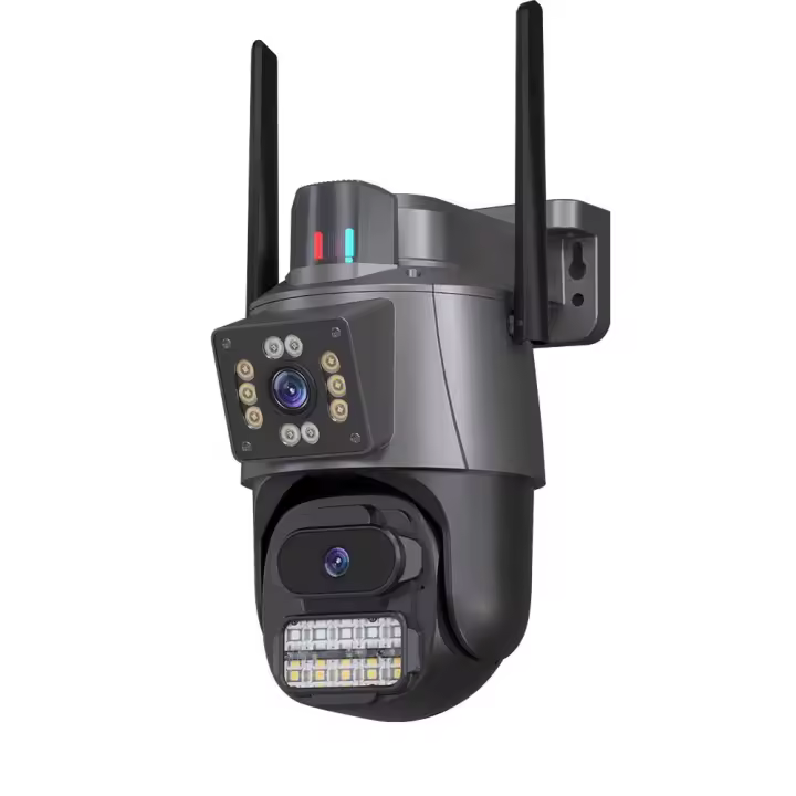 Cámara De Seguridad IP BELIA 8MP PTZ WiFi Con Pantalla Dual Visión Nocturna Color CCTV Vigilancia Exterior 4MP App ICSEE - 1
