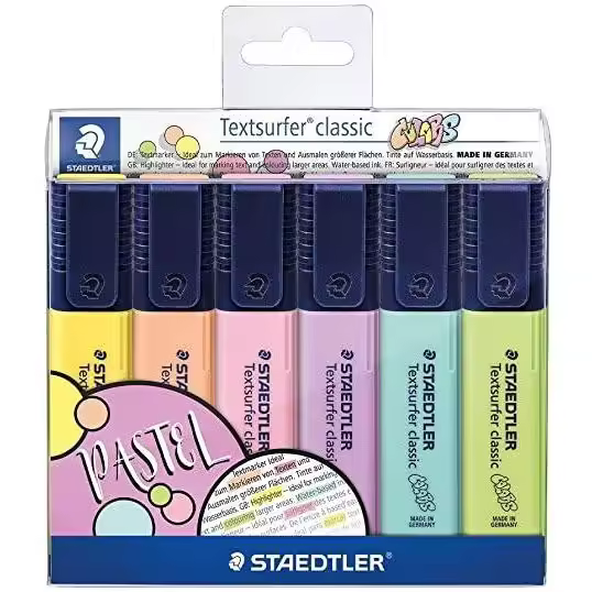 Staedtler marcador fluorescente textsurfer classic pastel estuche -6u- - 1