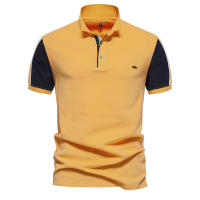 2024 Primavera y novedad de verano estilo POLO con cuello solapa color de moda simple a juego casual camiseta de manga corta para hombres - details 5